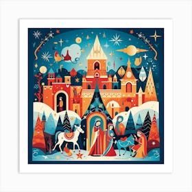 Nativity Scene 6 Art Print