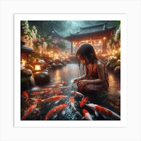 Koi Fish 8 Art Print