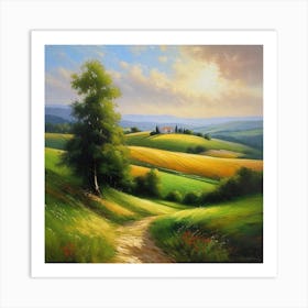 Tuscan Countryside 2 Art Print