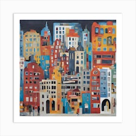 Cityscape 1 Art Print