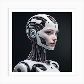 Cyborg Woman 50 Art Print