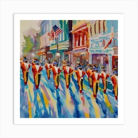 Fourth of July Marching Art Print