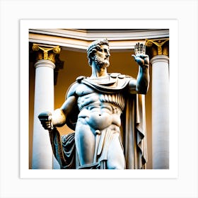 Statue Of Greece Art Print