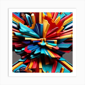 Paper Sculpture Art Print