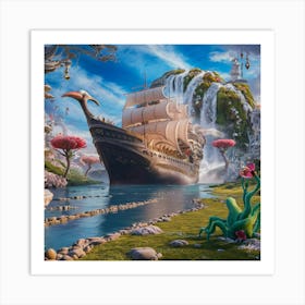 Ship Of Wonders Art Print