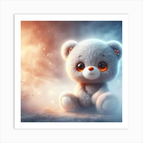 Cute Teddy Bear 2 Art Print