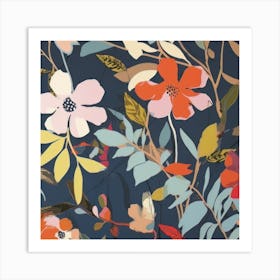 Floral Romance Art Print