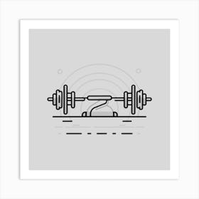 Barbell 1 Art Print