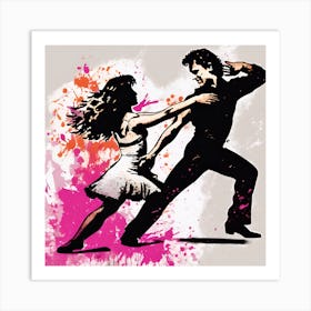 Tango Dancers Art Print