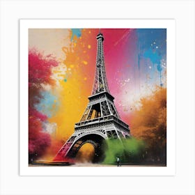 Paris Eiffel Tower 41 Art Print