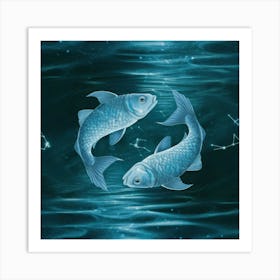 Zodiac Fish 14 Art Print