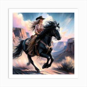 Creative Horse Beauty Illustration Nr 46 Art Print