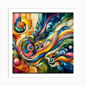 Abstract Painting 198 Art Print