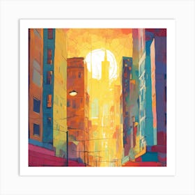 Cityscape Art Print