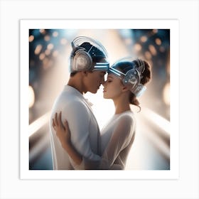 Futuristic Love 5 Art Print