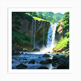 Waterfall Art Print