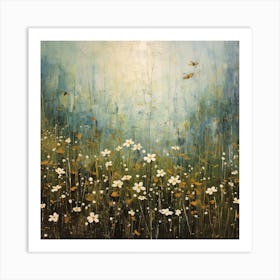 Daisy Field Art Print