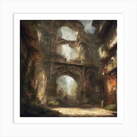 City Of Shadows Art Print