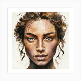 Portrait Of A Woman 42 Art Print