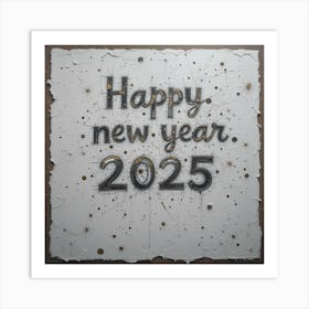 Happy New Year 2025*2* Art Print