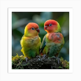 Lovebirds 12 Art Print