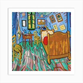 Bedroom By Van Gogh Art Print