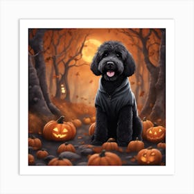 Hallowdoodle Art Print