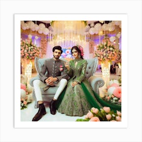 Pakistani Wedding Art Print