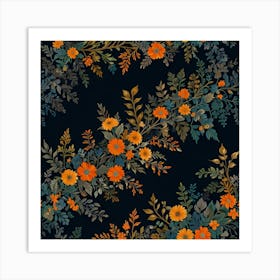 Floral Pattern 27 Art Print