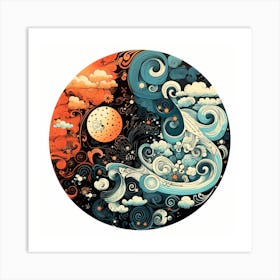 Yin Yang 28 Art Print