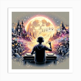 Dj Dj Dj 4 Art Print