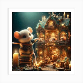 Mouse House Art Print