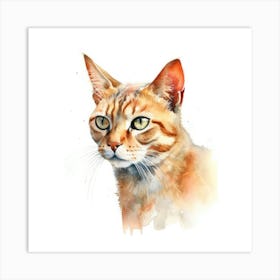 Serengeti Cat Portrait 3 Art Print