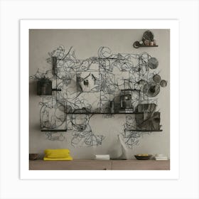 Wire Wall Art Art Print