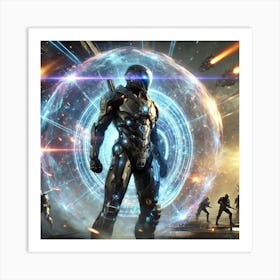 Starlight Guardian Energy Shields Art Print