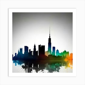 New York City Skyline 62 Art Print
