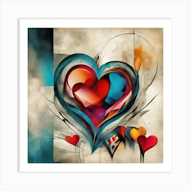 Heart Of Love Art Print