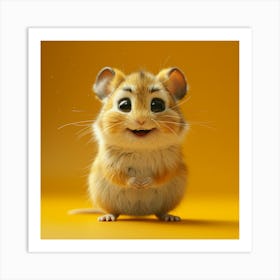 Cute Hamster 11 Art Print