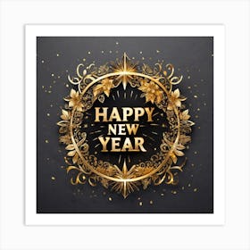 Happy New Year 137 Art Print