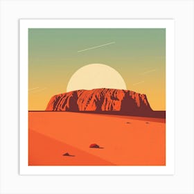 Uluru 8 Art Print