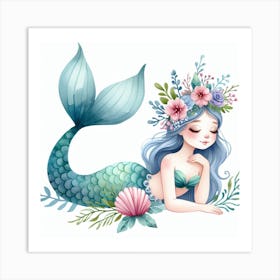 Mermaid Art Print