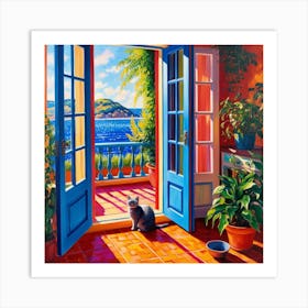 Blue Door Art Print