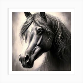 Creative Horse Beauty Illustration Nr 86 Art Print