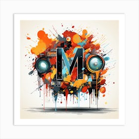 Letter M 1 Art Print