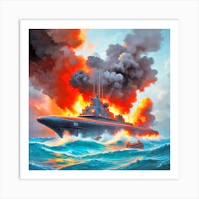 Russian Submarine 7 Art Print