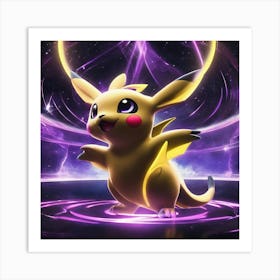 Pokemon Pikachu 19 Art Print