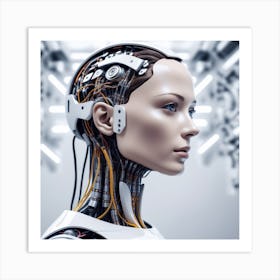 Robot Woman 22 Art Print