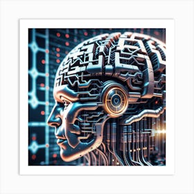 Artificial Intelligence Concept 5 Art Print