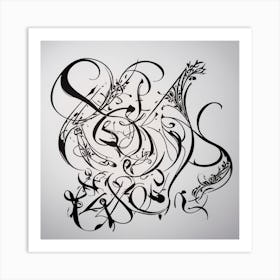 Arabic Calligraphy Art Print