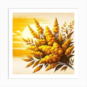 Yellow Flowers Art Print